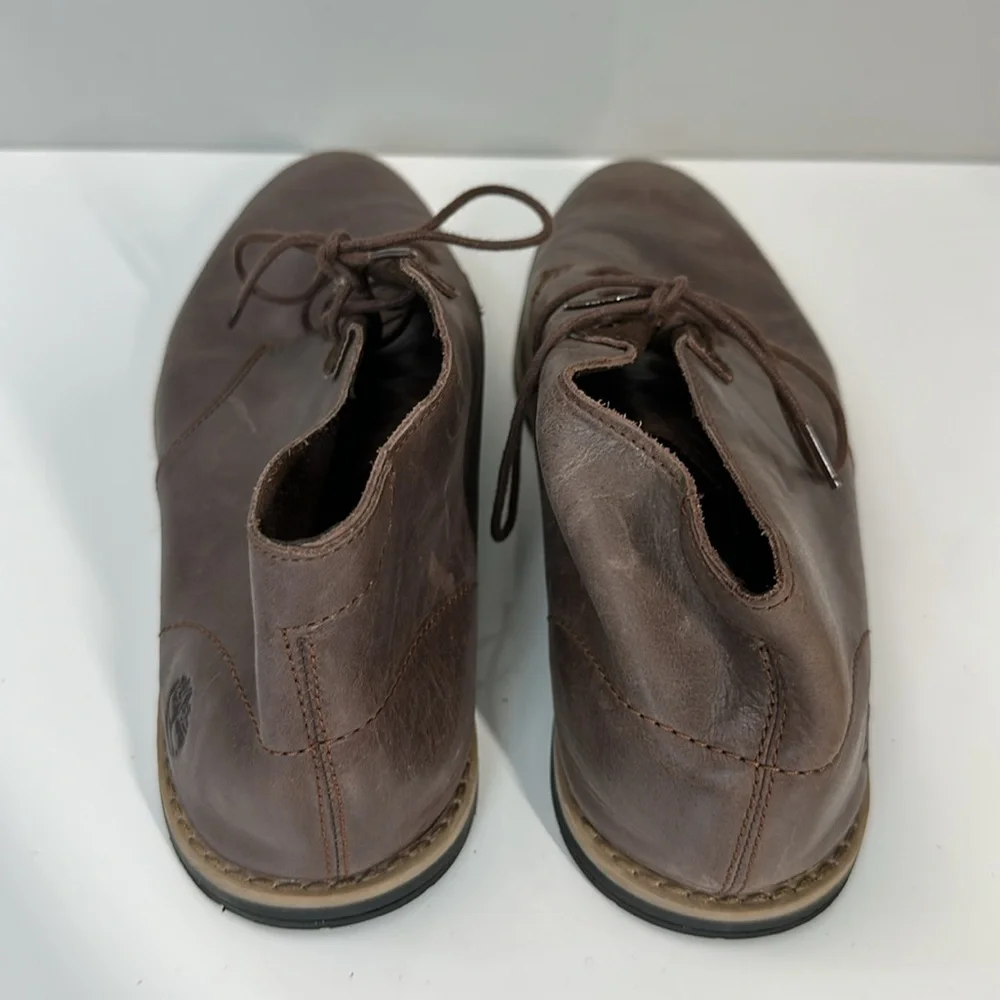 Timberland Revenia Brown Leather Chukka Boots Size 10